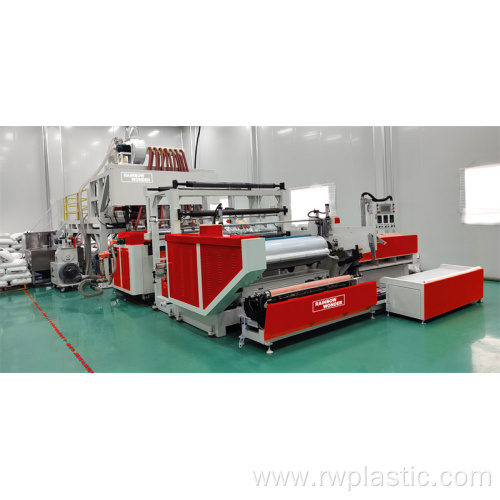 Three or five co-extrusion stretch film machine